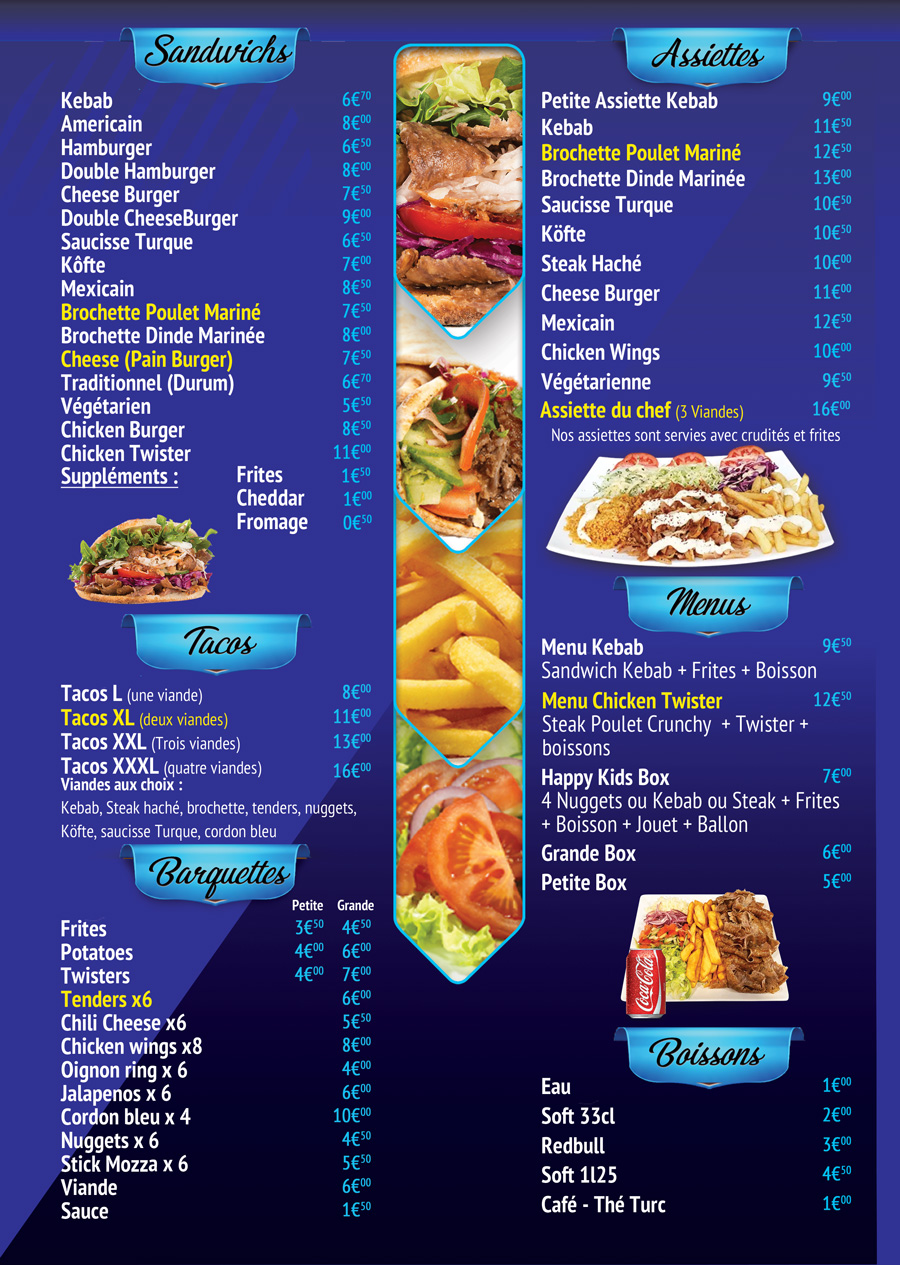 Menu Snack Hayat